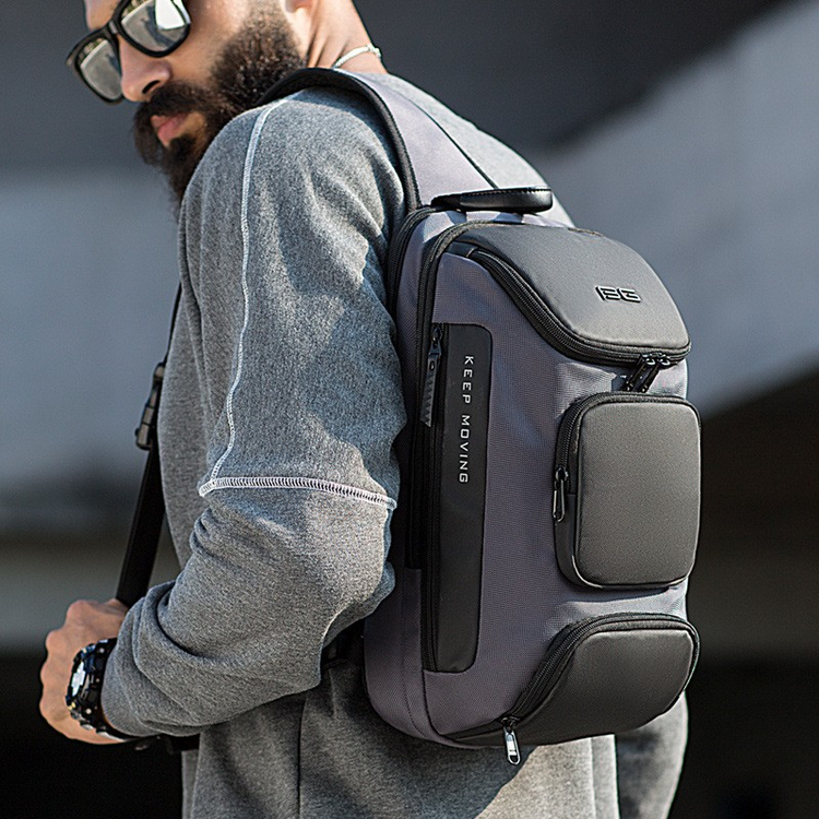 Men's Crossbody Sling Backpack