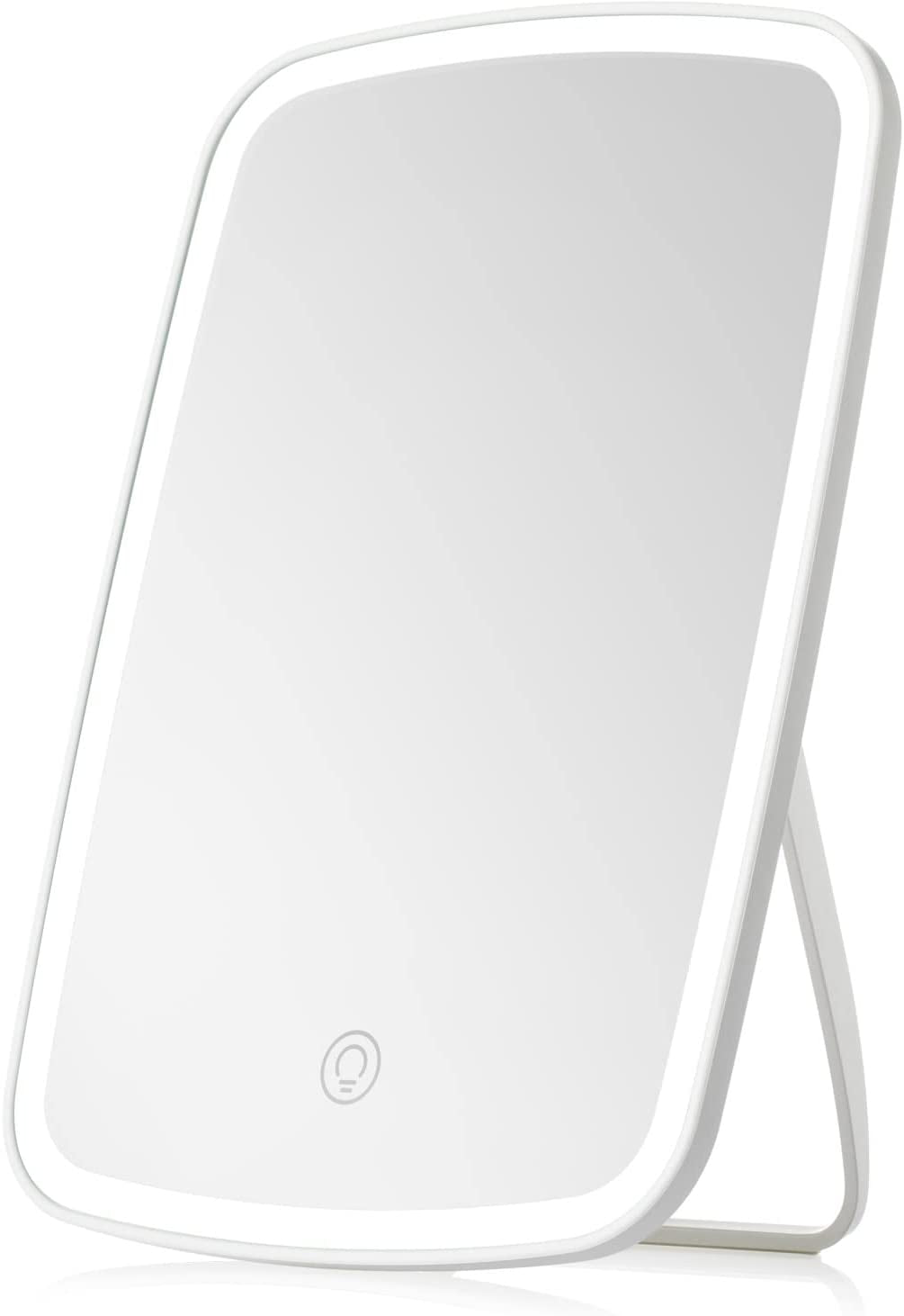 Rechargeable Touch Screen Makeup Vanity Mirror with LED Brightness Adjustable Portable USB