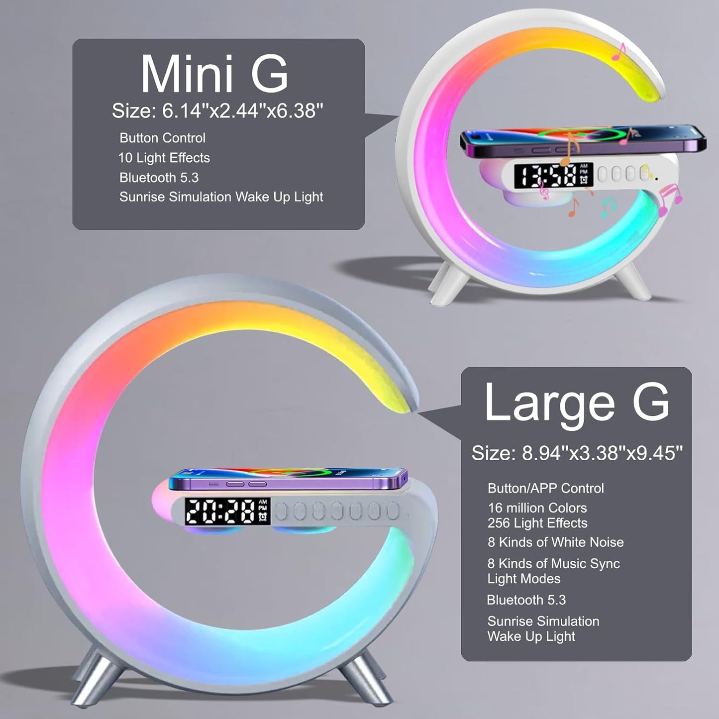 G Shape Night Lamp | Night Light Lamp | Digital Electro Shop