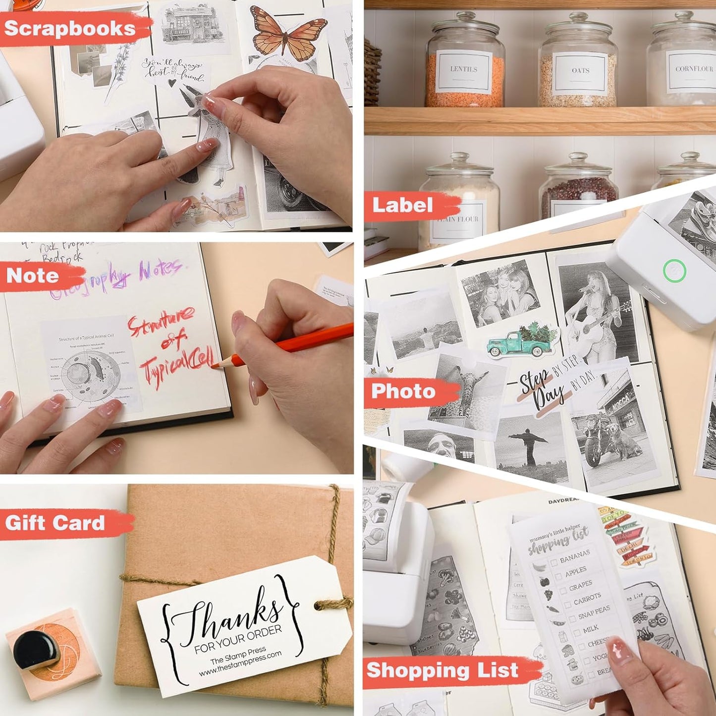 Inkless Mini Printer | Inkless Sticker Printer | Digital Electro Shop
