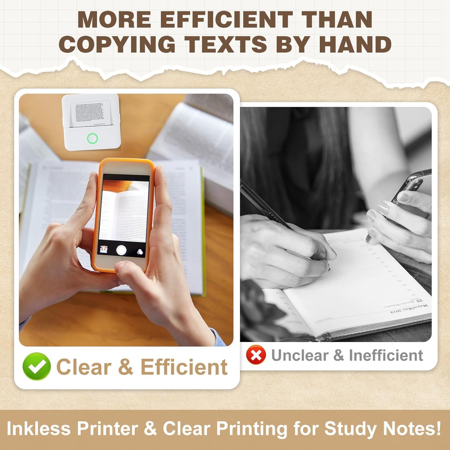 Inkless Mini Printer | Inkless Sticker Printer | Digital Electro Shop