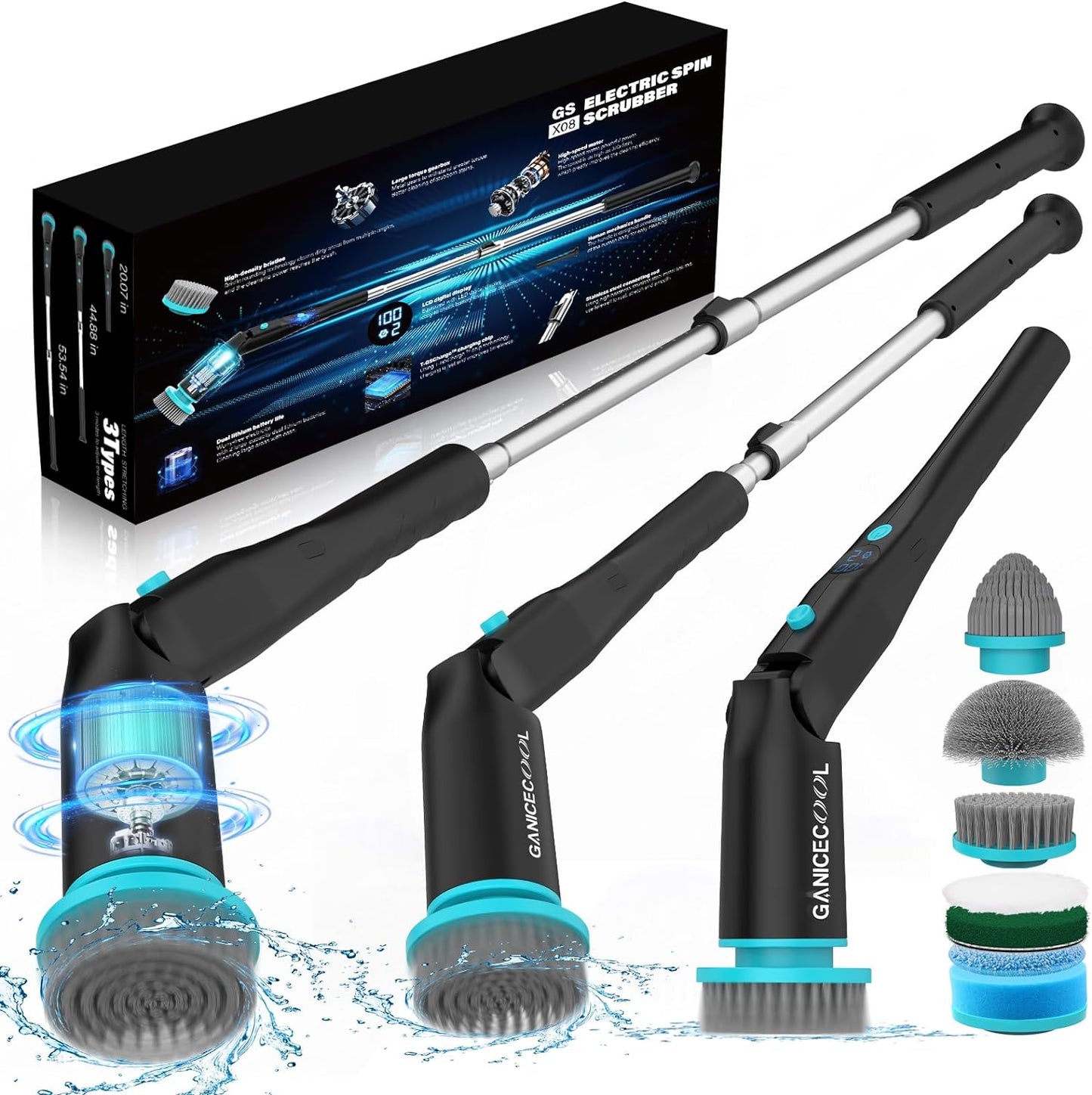 Electric Spin Scrubber | Electric Scrub Brush | Digital Electro Shop