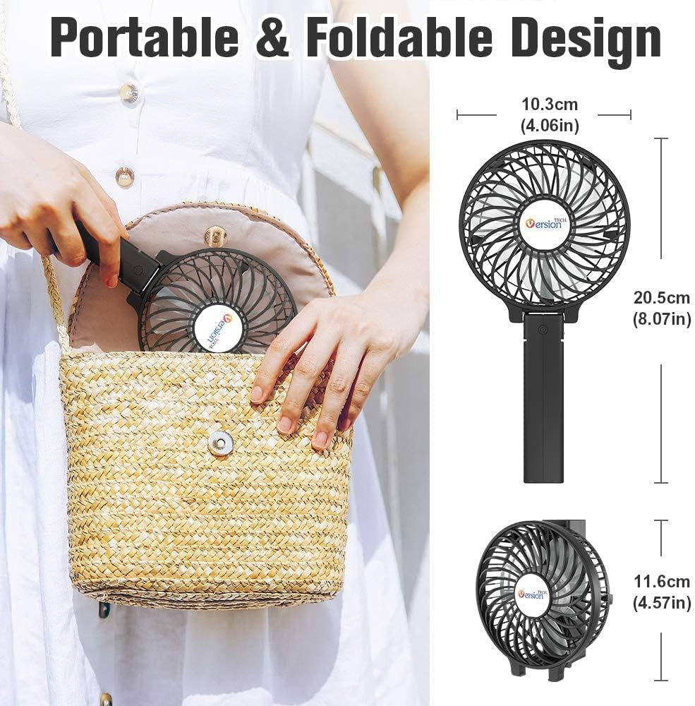 Portable Handheld Fan | Mini Rechargeable Fan | Portable Handheld Fan