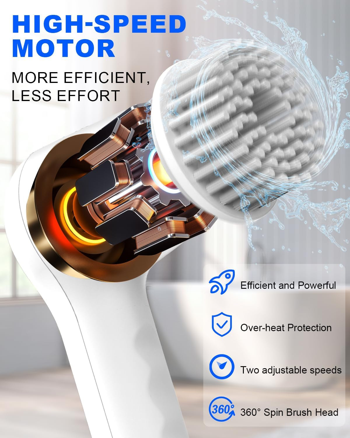 Electric Spin Scrubber | Electric Scrub Brush | Digital Electro Shop