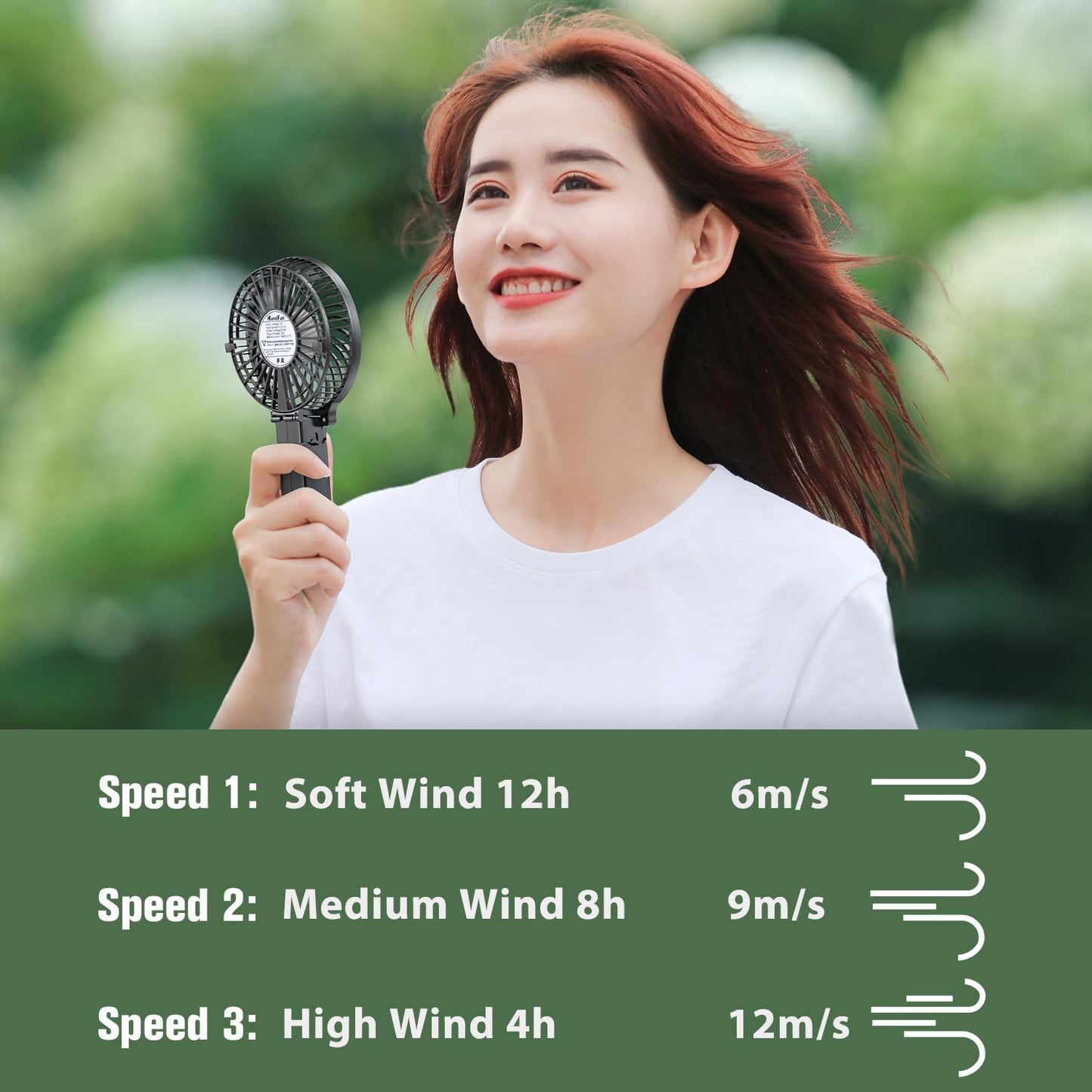 Portable Handheld Fan | Mini Rechargeable Fan | Portable Handheld Fan