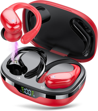 Wireless Earbuds with Bluetooth 5.3 - 60H Playtime, IPX7 Waterproof, Deep Bass, Digital Display, Perfect for Sports & Workouts