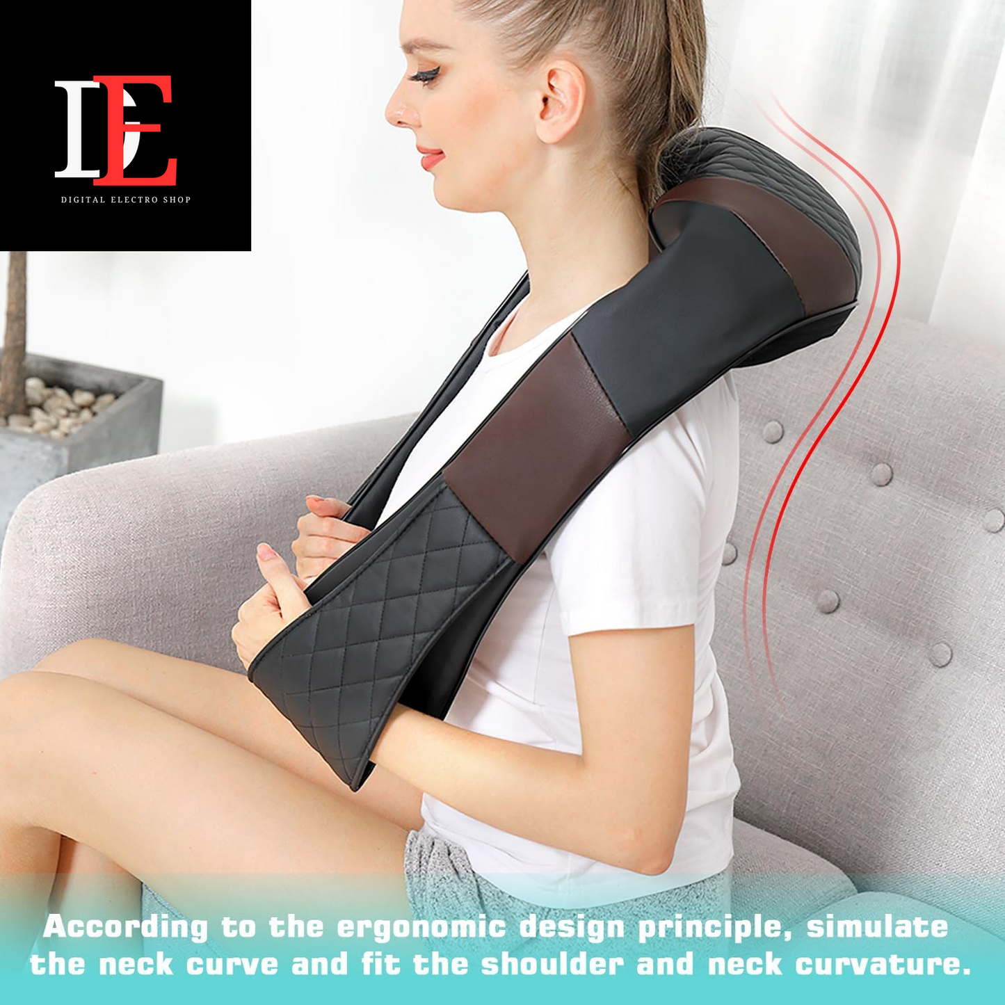 Shiatsu Neck and Back Massager with Heat - Deep Tissue 4D Kneading Massage for Pain Relief