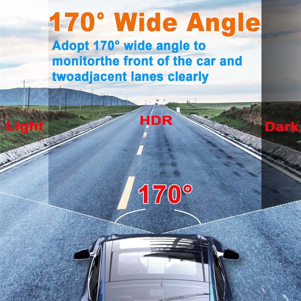 "Ultimate Protection on the Road: 3 Channel Full HD Dash Cam with Night Vision and Parking Monitor"